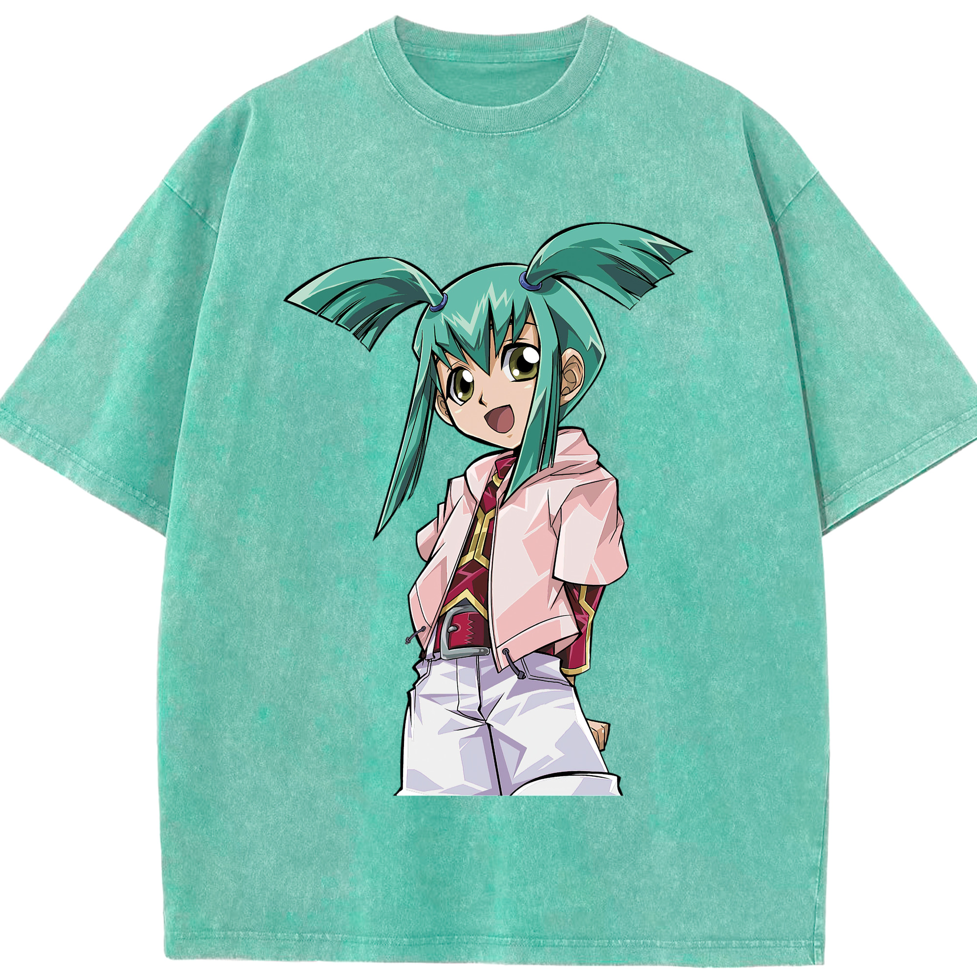 （画像用） 遊☆戯☆王 Yu-Gi-Oh! 綿100% ヴィンテージ風 半袖Tシャツ（フロントプリント）